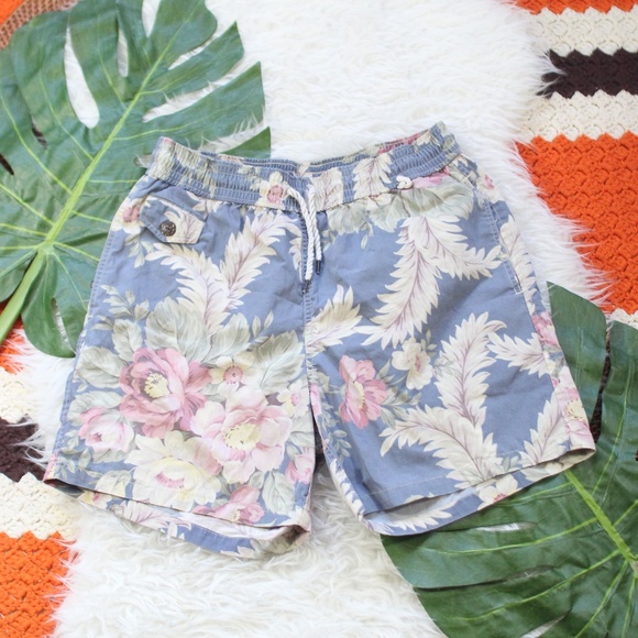 Polo Ralph Lauren Other - Polo Ralph Lauren Floral Hawaiian Shorts Medium